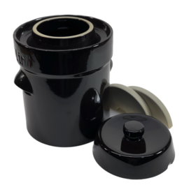 Gärtopf 5 liter mit 2 steinen