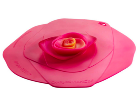 Rose leuchtend rosa Deckel 20 cm von Charles Viancin