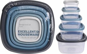 Set van 3 voedselbewaardoos 1230ml