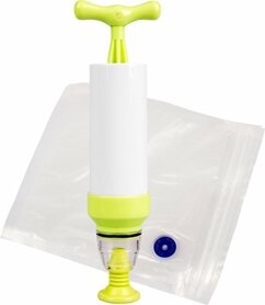 Vakuumiergerät inklusive wiederverwendbarer Beutel