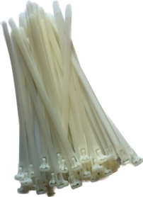 Tyraps Kabelbinder wiederverschließbar – 7,6 x 200 mm – Weiß – 50 Stück