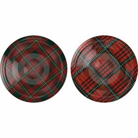 Twist-Off-Deckel, Schottische Tartan, 82 mm, pro 10 Stück
