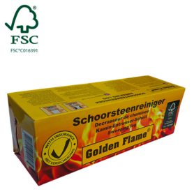 Schornsteinreiniger mit FSC®-Feuerversicherung