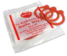 Weckrings v. Saftflasche 54 x 67mm (10 Stück)