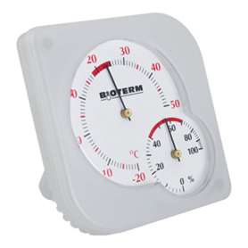 Bimetall-Thermometer und Hygrometer