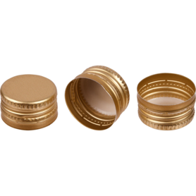 PP Kapseln 28 x 18 vorgewindet gold 6 St.