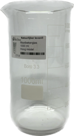 Becherglas 1000 ml graduiert,hohes Modell hitzebeständig