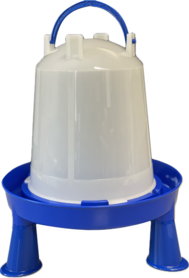 Geflügeltränke mit Griff und Füße 3 Liter