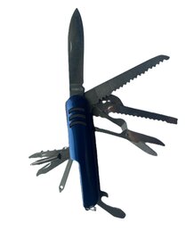 Multifunktionales Taschenmesser – 11 Funktionen – Kompakt – Edelstahl – 90 mm