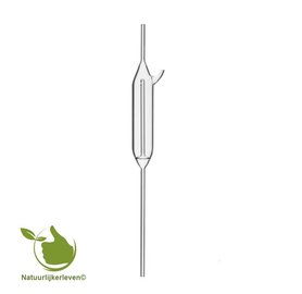 Probenehmer aus gehärtetem Glas und Saugdüse