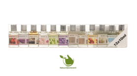 Set von 12 Nachfüllungen Duftöl Ölbrenner 12x10 ml