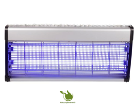 Insektizidlampe 40 W, 64 cm, silber / schwarz