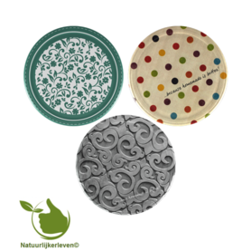 Twist-off Deckel 43 mm gemischt 10 Stück