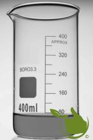 Becherglas 100 ml hohes Modell graduiert hitzebeständig