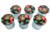 Marmeladengläser 346 ml mit twist-off deckel (Erdbeeren-Design) pro 6 Stück
