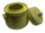 Mini-Gärtopf gelb mit Deckel und Steinen 3Ltr.