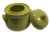 Mini-Gärtopf gelb mit Deckel und Steinen 1Ltr.
