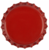 Kronenkork Rot 26 mm (verpackt pro 100 Stück)