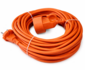 Verlengsnoer 20 meter oranje